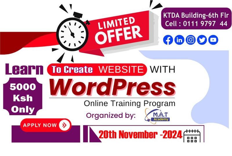 A special offer to learn WordPress